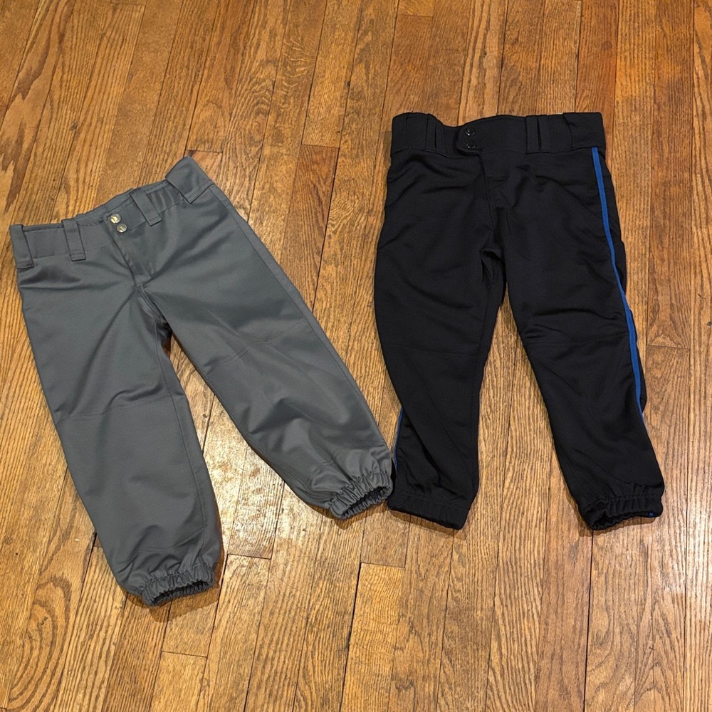 Softball Knickers- Gray and Black